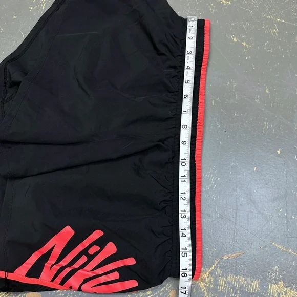 Nike 3” Running Fitness Shorts AJ9141-010 Black Infrared Large Women’s Work Out - Picture 8 of 12